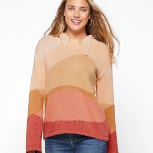 NWOT Faherty cotton hooded sweater small